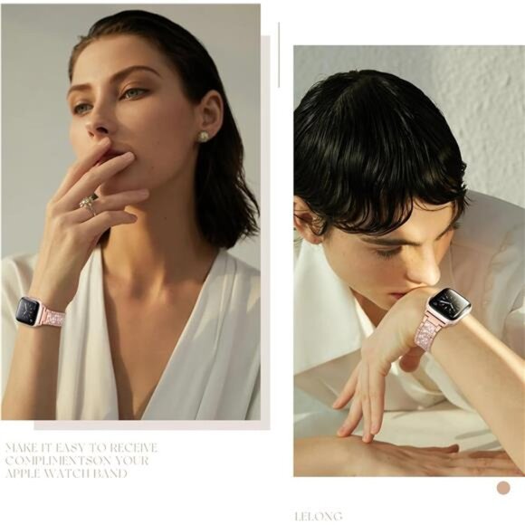 Compatible with Apple Watch Band 38mm 40mm 41mm Series 9 8 7 6 5 4 3 2 1 - Picture 5 of 7